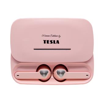 TESLA Sound EB20 bezdrátová  BT sluchátka Bl. Pink