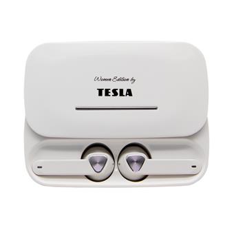 TESLA Sound EB20 bezdrátová BT sluchátka Lux Wh.
