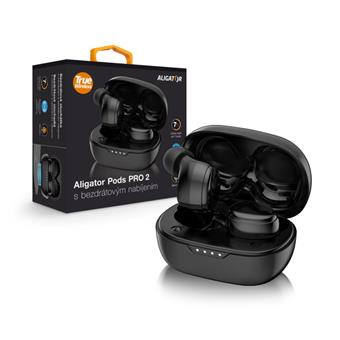 Bluetooth sluchátka ALIGATOR PODS PRO 2, černá