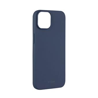 Zadní pogumovaný kryt FIXED Story pro Apple iPhone 14, modrý