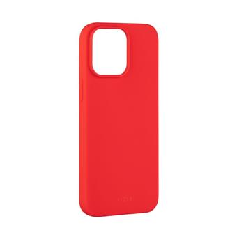 Zadní pogumovaný kryt FIXED Story pro Apple iPhone 14 Pro Max, červený