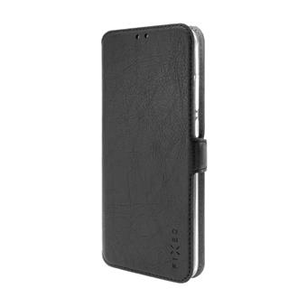 Tenké pouzdro typu kniha FIXED Topic pro Xiaomi Redmi 13C/POCO C65, černé