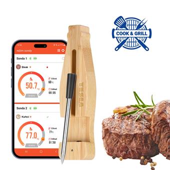 TESLA Cook BBQ200 bezdrátová teplotní sonda