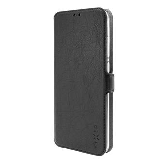 Tenké pouzdro typu kniha FIXED Topic pro Xiaomi Redmi Note 14, černé