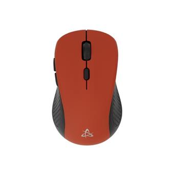 SBOX bezdr. optická myš 800-1600 dpi, 6D, červená