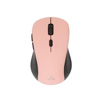 SBOX bezdr. optická myš 800-1600 dpi, 6D, růžová