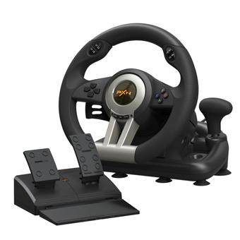 PXN V3PRO Bundle, včetně řadící páky pro PC, Switch, PS3/4, Xbox One/X/S series, černá