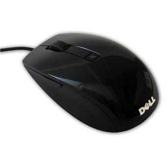 Dell myš, laserová s posunovacím kolečkem, 6-ti tl. černá, USB