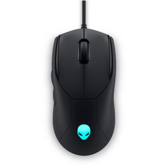 Dell Alienware AW320M/Herní/Optická/Pro praváky/19 000 DPI/Drátová USB/Černá