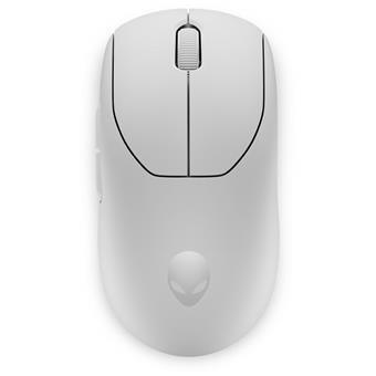Dell Alienware Pro/Herní/Optická/Pro praváky/26 000 DPI/Drátová+bezdrátová/Bílá