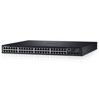 DELL Networking N1548P POE+ switch/ 48 x RJ-45 10/100/1000BASE-T, 4 x SFP+ 10Gb, 1 x RJ-45
