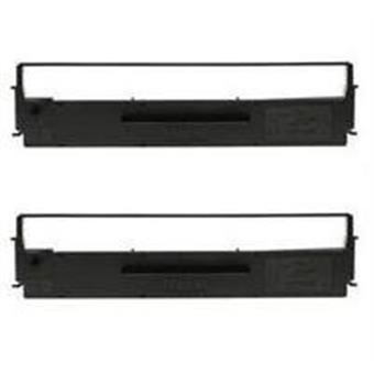 SIDM Black Ribbon Cartridge for LQ-300/+/+II/570/+/580/8xx, Dualpack