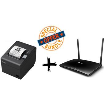 Bundle EPSON TM-T20III Ethernet + TP-Link TL-MR6400 4G LTE WiFi N Router