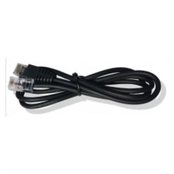 Kabel černý 24V pro pokladní zásuvky DOXY - RJ12/RJ12 délka 1,5m