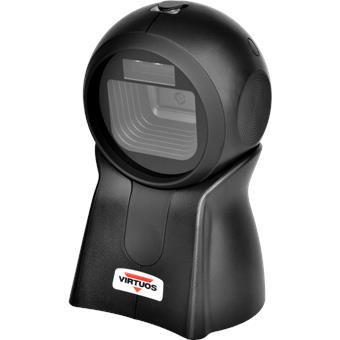 CCD 2D čtečka Virtuos HT-860N, stacionární, USB (klávesnice/RS-232 emulace), černá