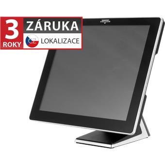 AerPOS PP-9667CV, 17" LCD LED, 350 cd/m2, i3-7101TE 3.4GHz, 4GB RAM, kapacitní, černý