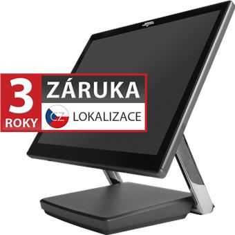 XPOS XP-3685W, 15,6" 16:9 LCD LED, 400 cd/m2, i3-7100U, 4GB RAM, 120GB M.2 SSD, kapacitní, šedá