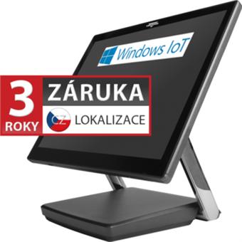 XPOS XP-3685W, 15,6" 16:9 LCD LED, 400 cd/m2, i3-7100U, 4GB RAM, 120GB M.2 SSD, Win 10 IoT, kap.,šed