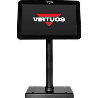 10,1" LCD farebný zákaznícky monitor Virtuos SD1010R, USB, čierny