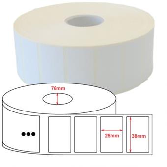 Z-Select 2000D, Midrange, 38x25mm; 5,180 labels, 10 rolls in box