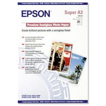 EPSON A3+, Premium Semigloss Photo Paper (20listů)