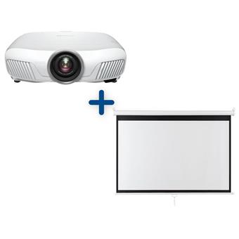 3LCD 3D Epson EH-TW7400 2400 Ansi 200000:1 FullHD + plátno Aveli 200 x 125