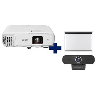 EPSON EB-992F, 4000 Ansi,FullHD,16:9 + plátno zdarma + webkamera GUV3100 za 490Kč
