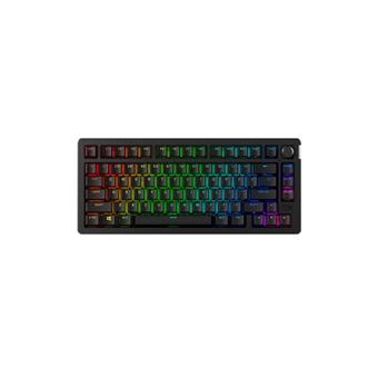 HyperX Alloy Rise 75/Bezdrôtová USB + Bluetooth/Čierna