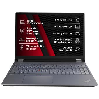Lenovo ThinkPad P/P16 Gen 2/i7-14700HX/16"/QHD/32GB/1TB SSD/RTX 2000A/W11P/Black/3R