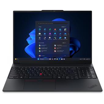 Lenovo ThinkPad E/E16 Gen 3 (Intel)/U5-225U/16"/WUXGA/16GB/512GB/Intel int/W11P/Black/3R NBD