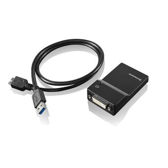 Lenovo USB 3.0 to DVI/VGA Monitor Adapter SK