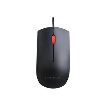 Lenovo Essential/Kancelárska/Optická/1 600 DPI/Drôtová USB/Čierna