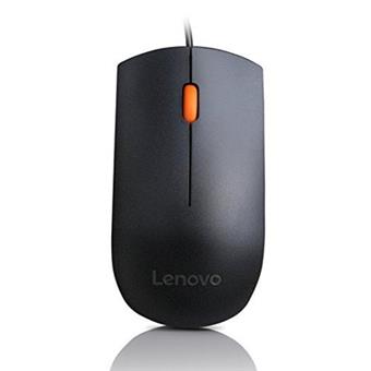 Lenovo 300/Kancelářská/Optická/1 600 DPI/Drátová USB/Černá