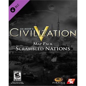 ESD Sid Meiers Civilization V Scrambled Nations Ma