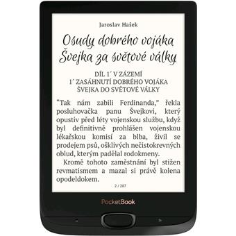 E-book POCKETBOOK 616 Basic Lux 2, Obsidian Black