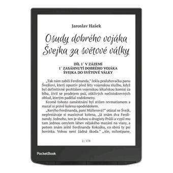 E-book POCKETBOOK 743G InkPad 4 Stardust Silver, strieborný