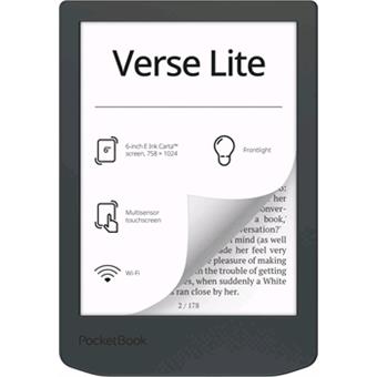 E-book POCKETBOOK 619 Verse Light, Midnight Grey, šedý