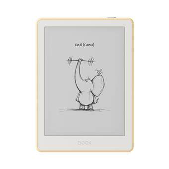 E-book ONYX BOOX GO 6 (Gen II), custard, 6" Carta 1300, 32GB, Bluetooth, Android 11, E-ink displej