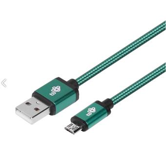 TB Touch USB-A/microUSB, zelený, 1,5m
