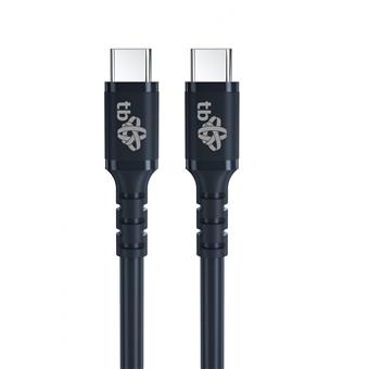 TB USB C - USB C kabel 50cm silicone black