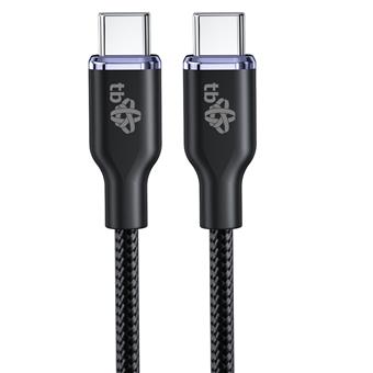 TB USB C - USB C 60W Glamour kabel 1,5m černý