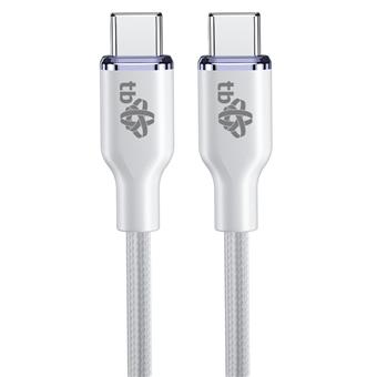 TB USB C - USB C 60W Glamour kabel 1,5m bílý