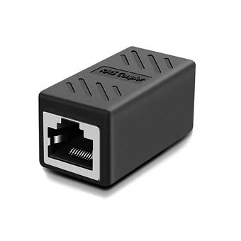 W-Star Spojka RJ45 STP CPSTPBK CAT6 priama, tienená, čierna
