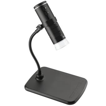 W-star Digitální WiFi mikroskop WSF210, FHD 1000x, přísvit stojan černá Android, Win, Mac