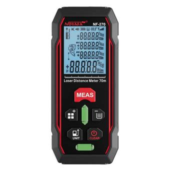 W-Star Laserový metr vzdálenosti WSNF270,  70m, objem, plocha, vodováha, paměť 99